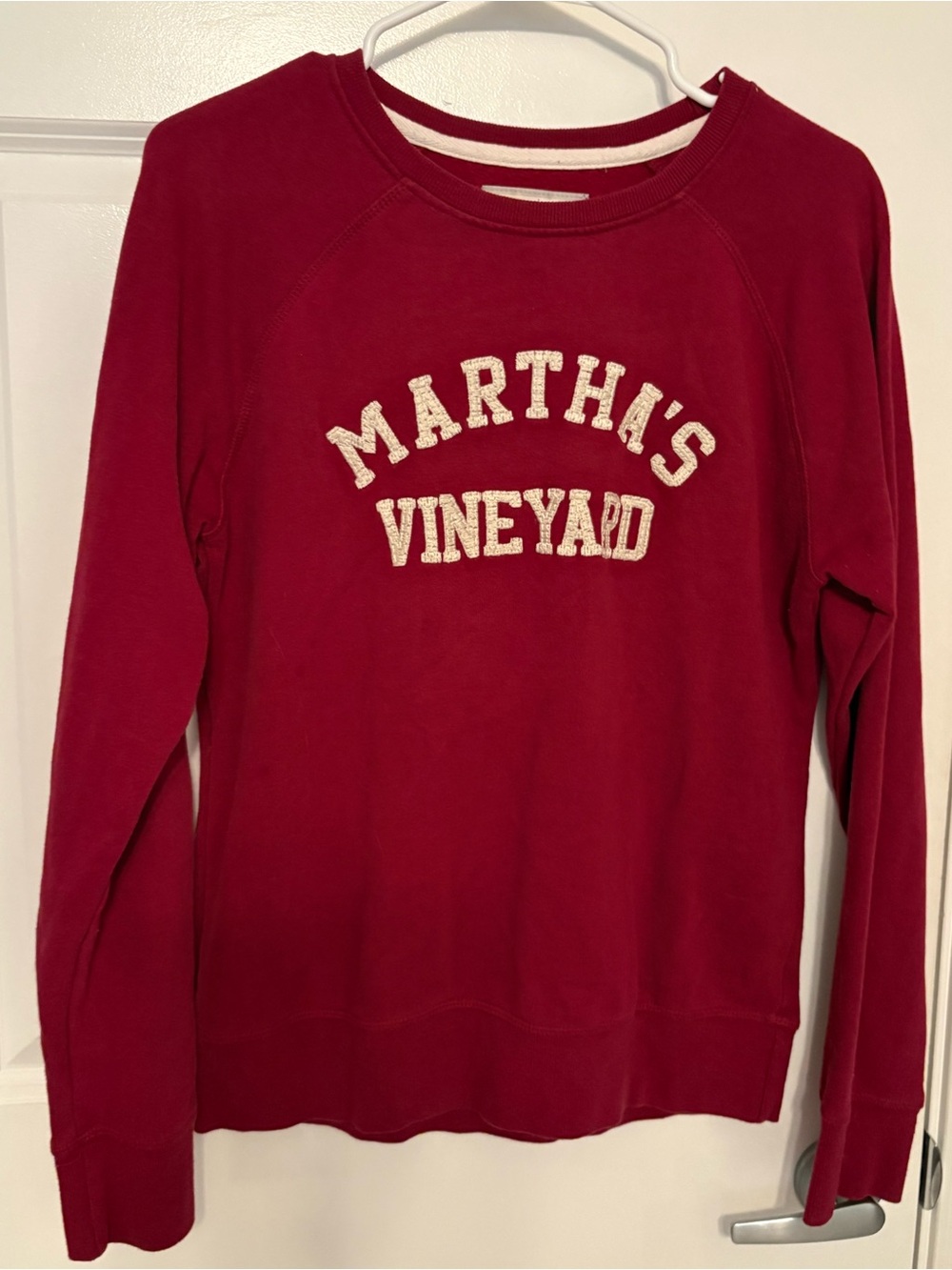 Martha's Vineyard Women's Red Crewneck Sweatshirt